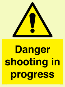 Danger shooting in progress